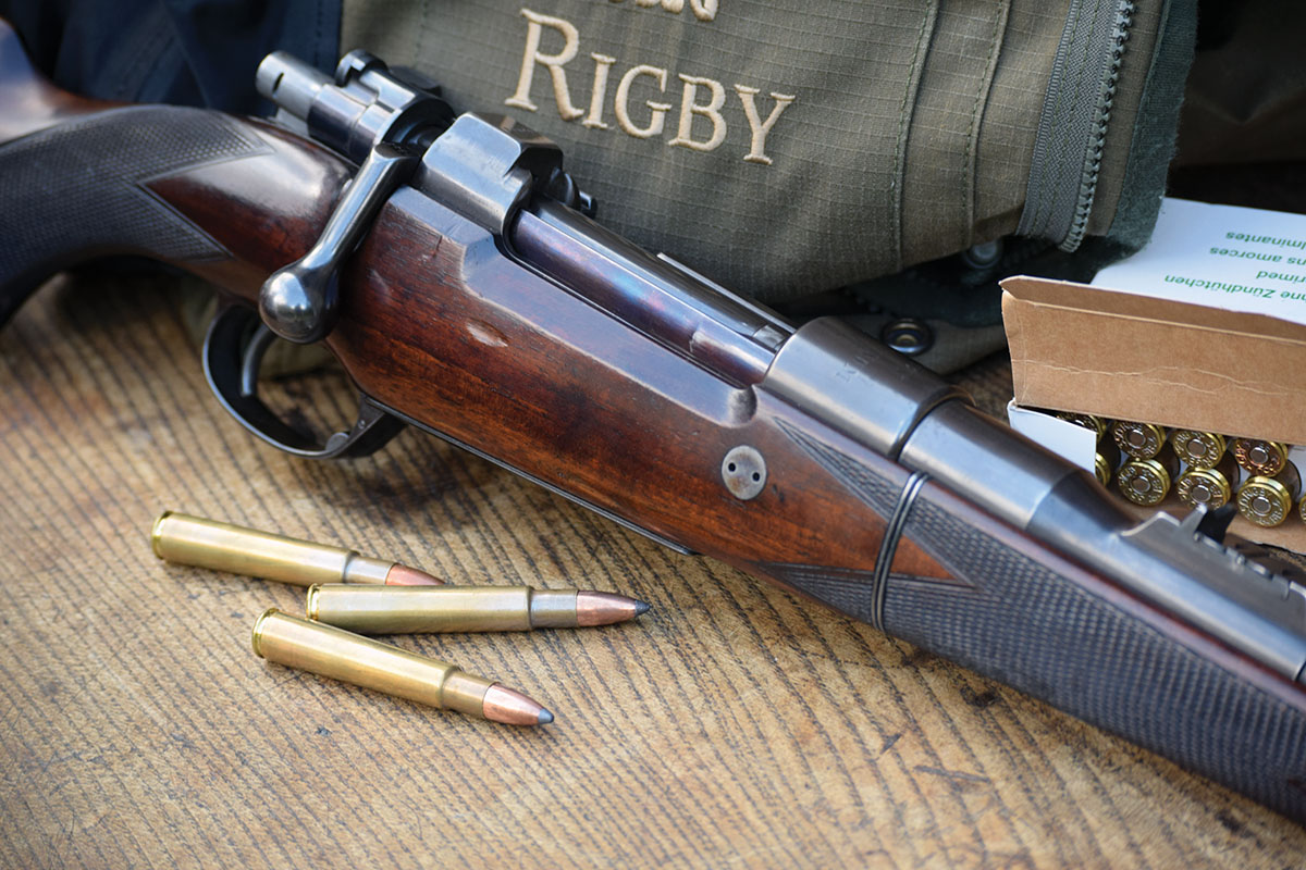 The Magnum Mauser action welcomed Rigby’s 350 Magnum, introduced in 1908. Rigby and Mauser had a trade agreement before World War I. Rigby still uses Mauser actions for its fine bolt rifles.